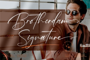 Brotherdam Signature - Modern Signature Font Font Download