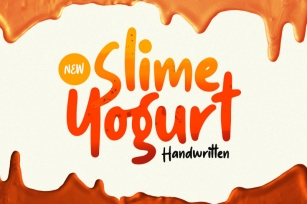Slime Yogurt - Playful Font Font Download