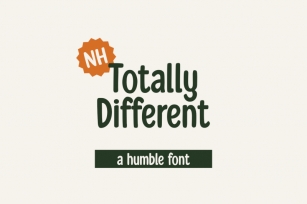 Totally Different Font Download