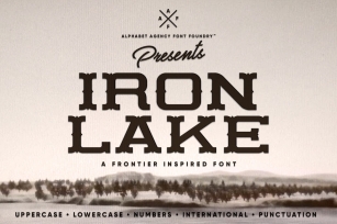 Iron Lake Font Download