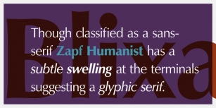 Zapf Humanist 601 BT Font Download