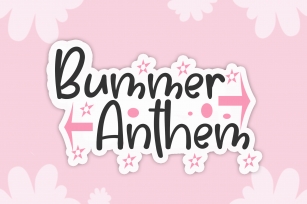 Bummer Anthem Font Download