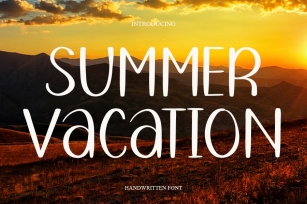 Summer Vacation Font Download