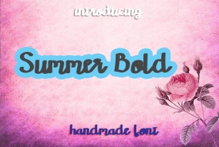 Summer Bold Font Download