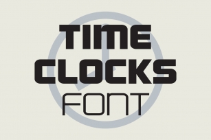 Time Clocks Font Download