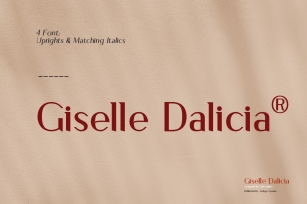 Giselle Dalicia Font Download