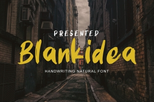 Blankidea Font Download