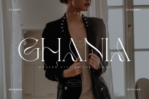 Ghania Font Download