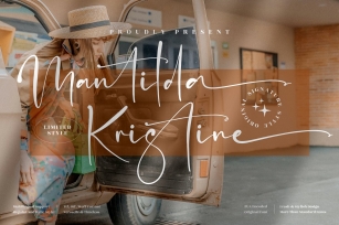 Mantilda Kristine Signature Font Download