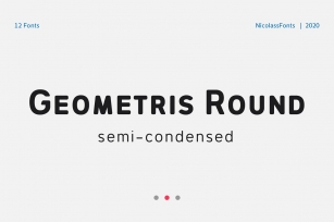 Geometris Round Family Font Download