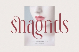Snagrids || Classy Ligature Serif Font Download