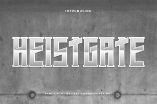 Heistgate Font Download