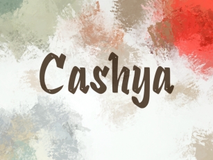 C Cashya Font Download