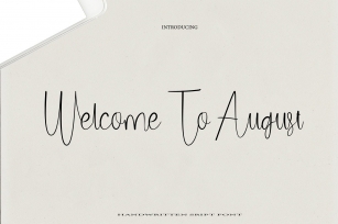 Welcome to August Font Download