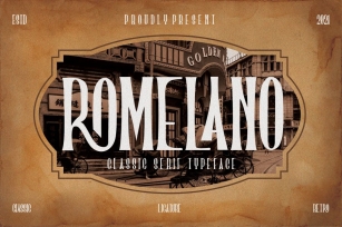 Romelano - Serif Font Font Download