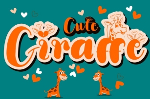 Cute Giraffe Font Download