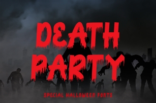Death Party Font Download