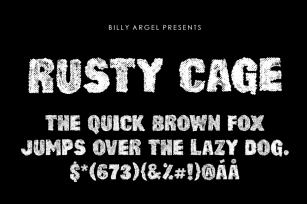 RUSTY CAGE Font Download