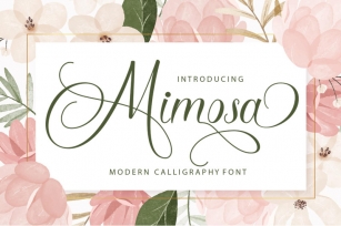 Mimosa Sccript Font Download