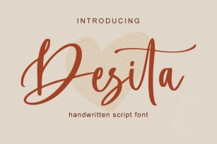 Desita // Handwritten Script  Font Font Download