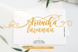 Arunika Lavanaa Font Download