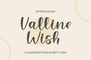 Valline Wish Font Download