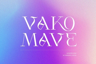 Vako Mave Font Download