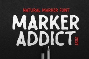 Marker Addict Font Download