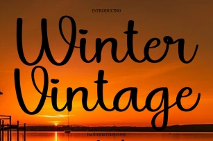 Winter Vintage Font Download