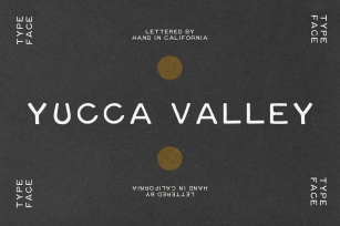 Yucca Valley Font Download