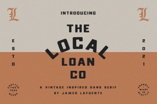 Local Loan Co Font Download