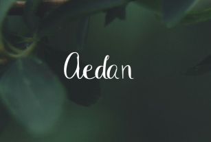 Aedan Font Download