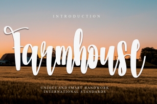 Farmhouse Font Download