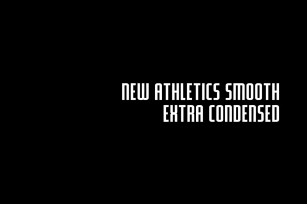 New Athletics Smooth Font Download