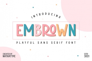 Embrown Font Download