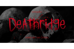 Deathridge Font Download
