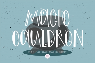MAGIC CAULDRON Halloween Witch Font Download