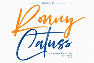 Ronny Catuss Font Download