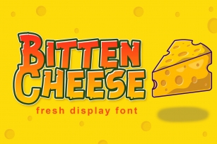 Bitten Cheese Advertisement Font Download