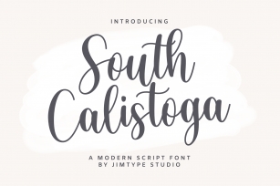 South Calistoga Font Download