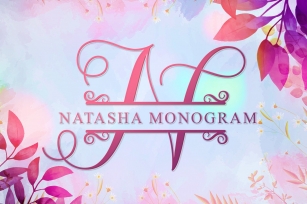 Natasha Monogram Font Download