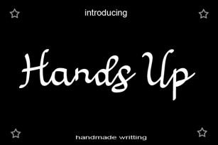 Hands Up Font Download