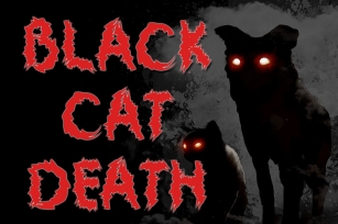 Black Cat Death Font Download