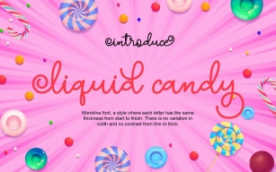 Liquid Candy Font Download