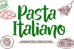 Pasta Italiano Font Download