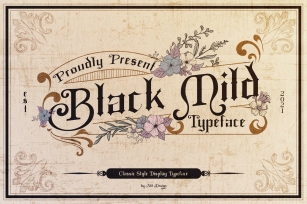 Black Mild Typeface Font Download
