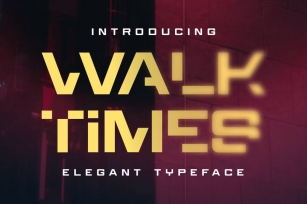 DS Walktimes – Elegant Typeface Font Download