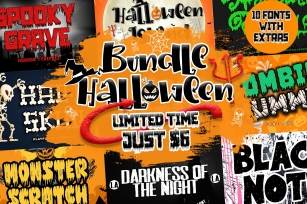 Bundle Halloween Font Download