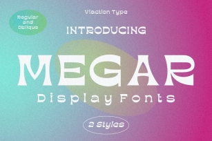 Megar - Display Fonts Font Download