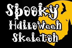 Spooky Halloween Skull Font Download